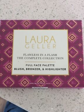 Laura Geller Full Face Palette - Pink & Gold Accents